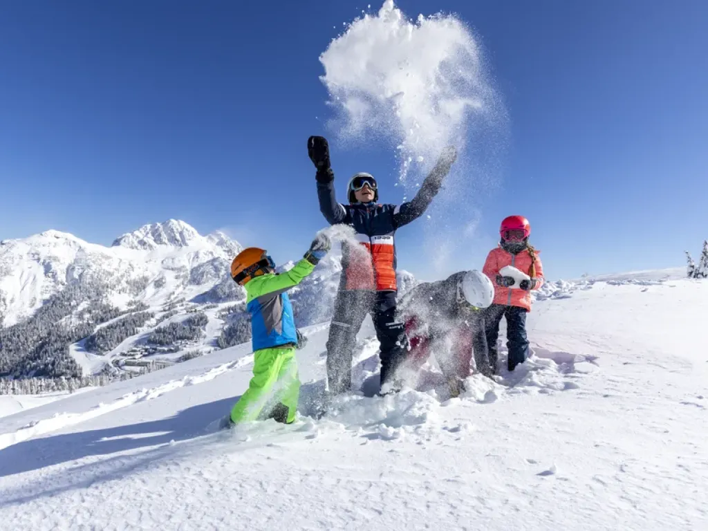 Chalet Presseggersee Nassfeld family and kids ski
